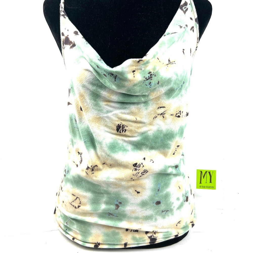 GREEN Los Angeles Tye Dye Crop Tank Top